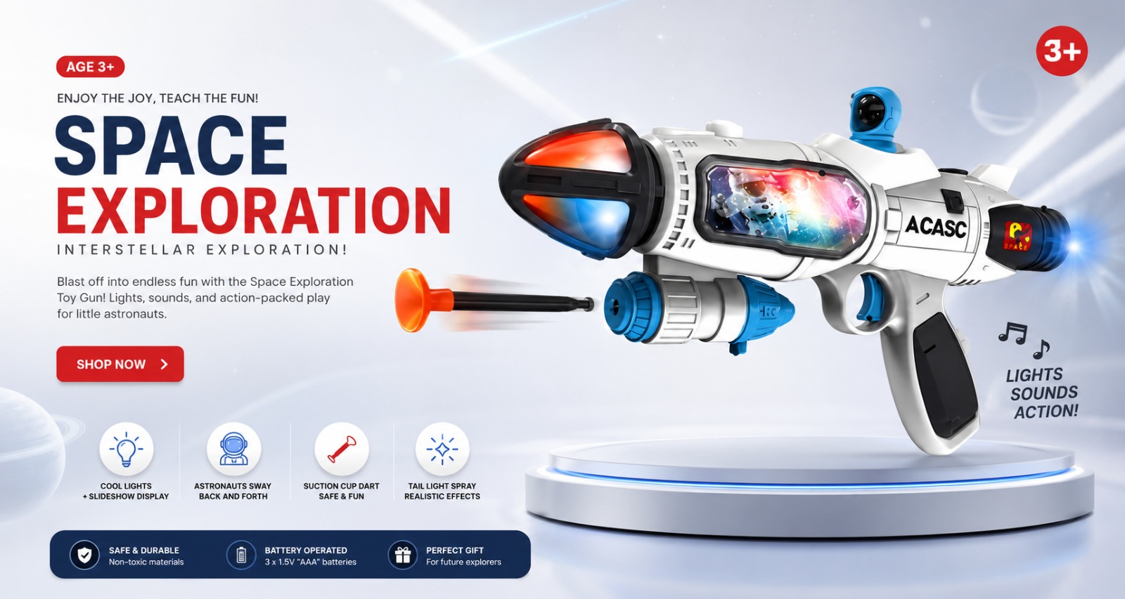 Space Exploration Toy Blaster