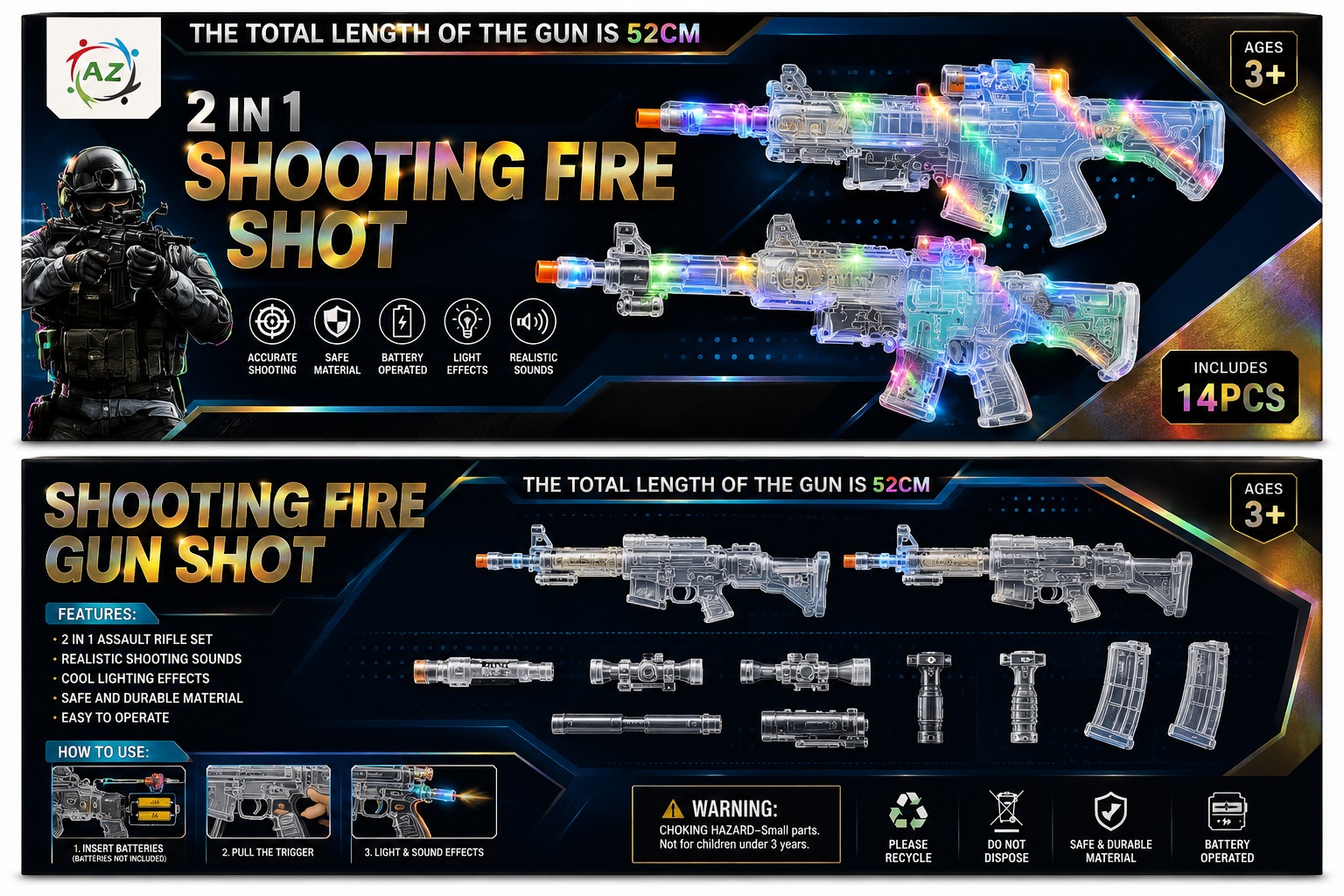 Light and Sound M416