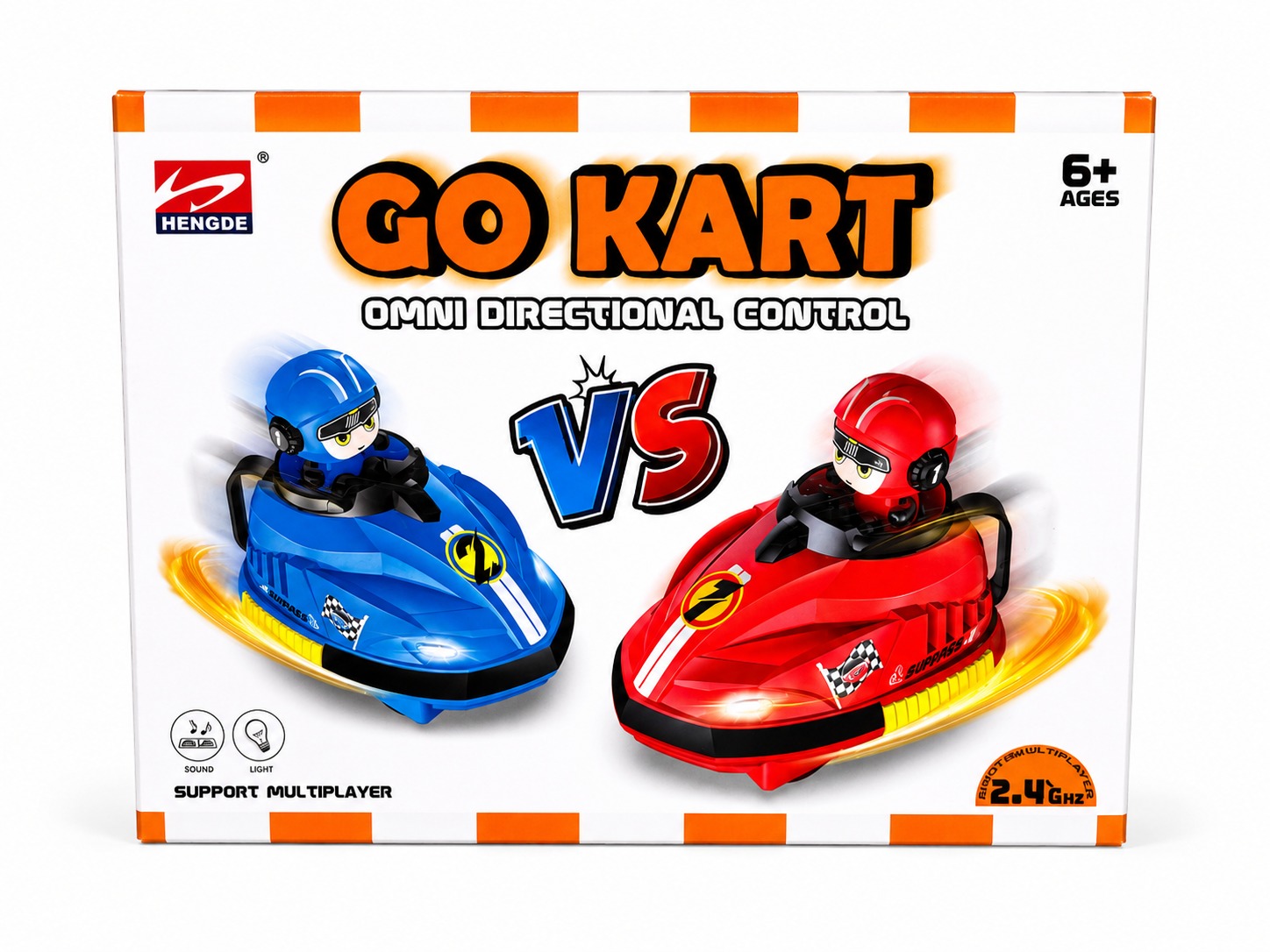 Two-Player Go Kart RC Racing Set