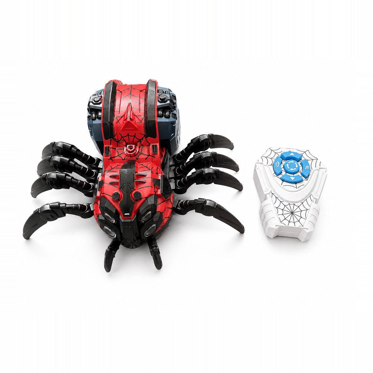 Playstan RC spider toy with its wrist-style remote control