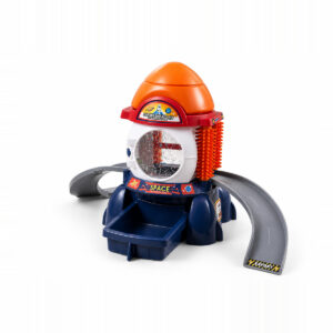 Playstan Space Car Wash Station with rotating brushes and ramp