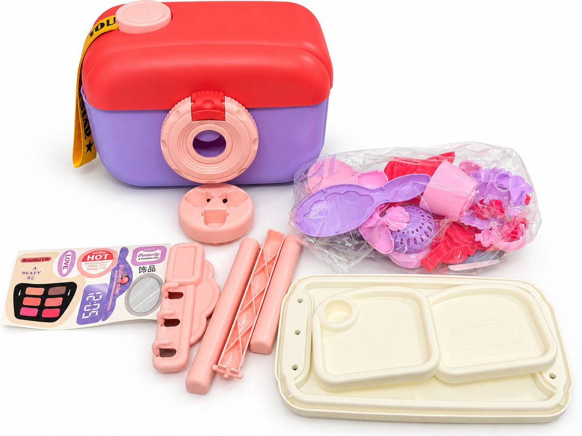 Fashionista Camera Handbag Pretend Makeup Set — 20 Pieces