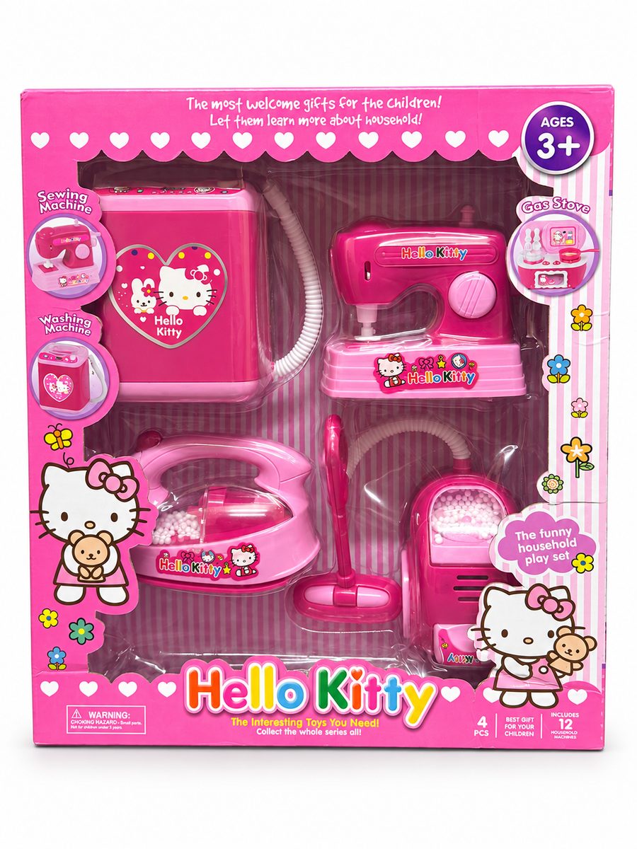 Four-Piece Household Appliance Playset - Image 3