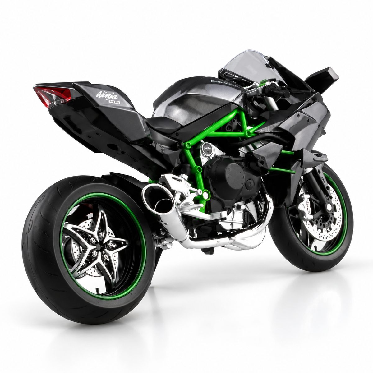 Kawasaki Ninja H2 1:8 Diecast Model