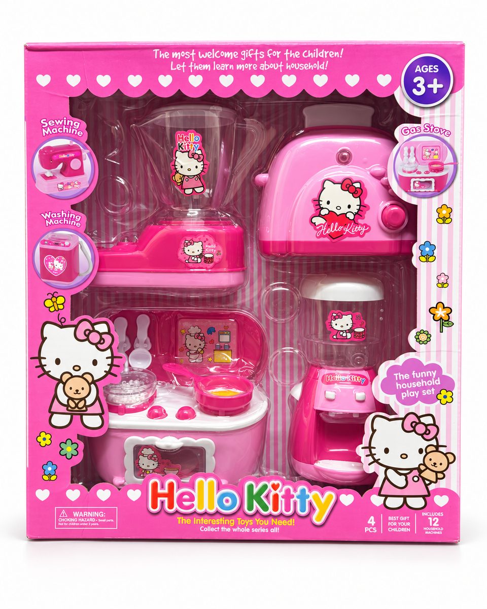 Four-Piece Toy Kitchen Appliance Set - Image 4