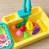 Electric Toy Kitchen Sink with Running Water - Image 2