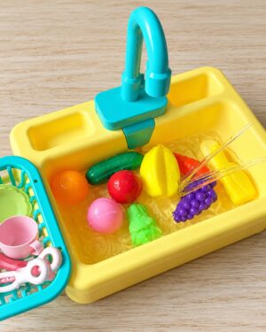 Alternative view of Electric Toy Kitchen Sink with Running Water