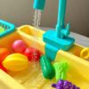 Electric Toy Kitchen Sink with Running Water - Image 3