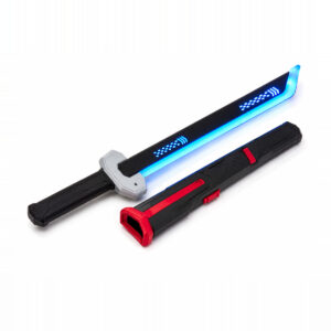 Playstan Light Saber Action Toy — light-up blue blade with matching black scabbard
