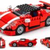 Red Supercar Building Blocks Set — 278+ Pieces, 23 Models in 1 (Architect 3110) - Image 3