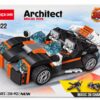 Black Supercar Building Blocks Set — 256+ Pieces, 36 Models in 1 (Architect 3122)