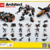Black Supercar Building Blocks Set — 256+ Pieces, 36 Models in 1 (Architect 3122) - Image 2